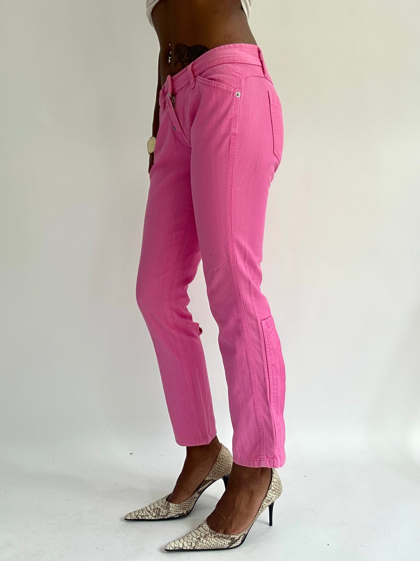 🪡summermaxxing drop | small pink dkny trousers