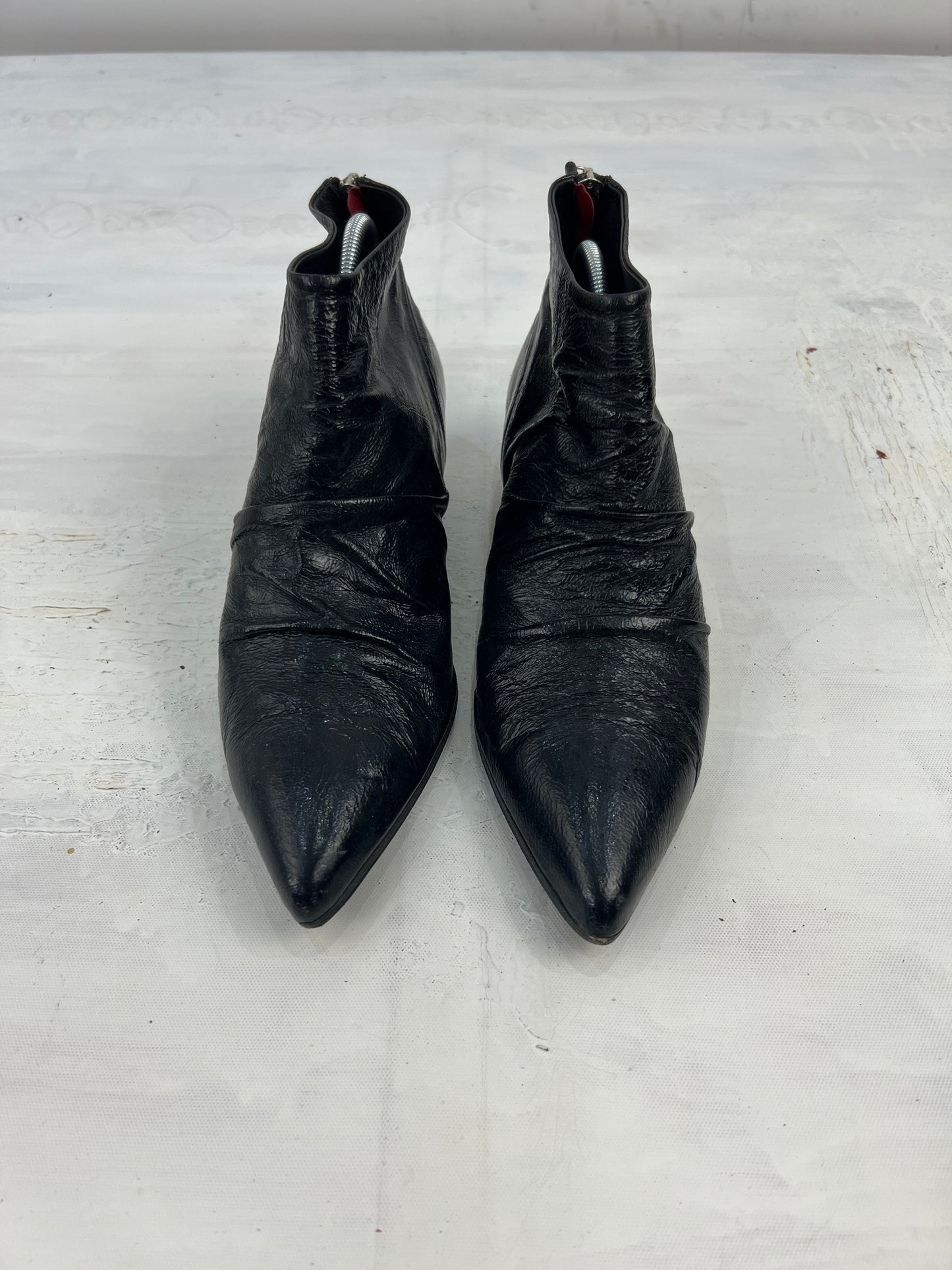 ⭐️ BEST PICKS | uk 6 black leather patent ankle boots