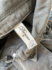 💻DENIM ON DENIM | صغير رمادي دينيم يرفع سترة