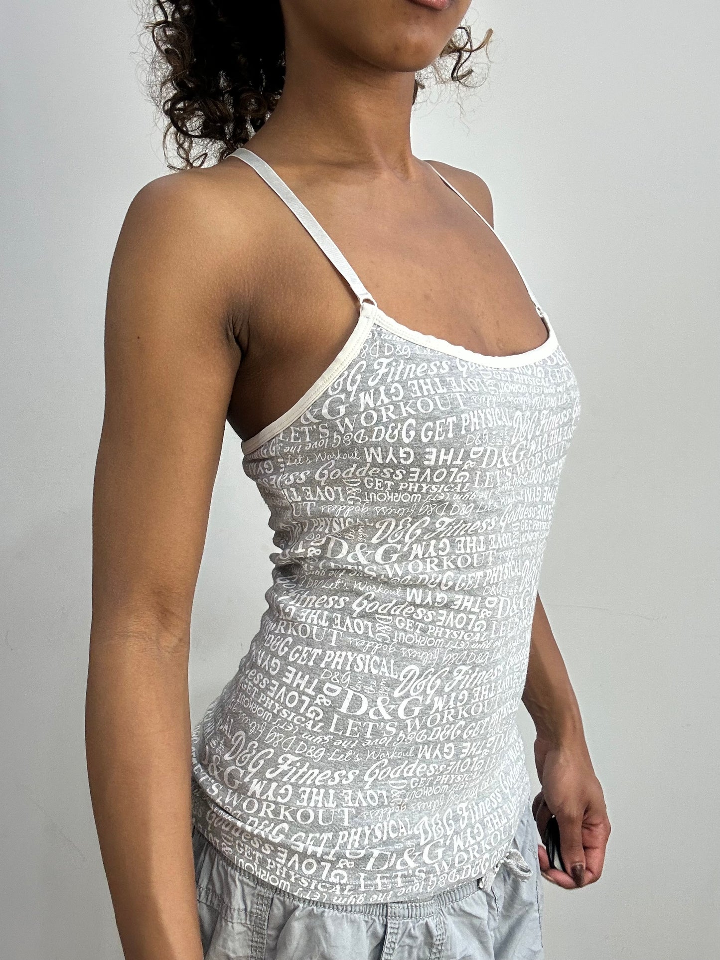 athleisure edit | small dolce and gabbana monogram cami top