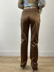 BEST PICKS | medium light brown satin style trousers