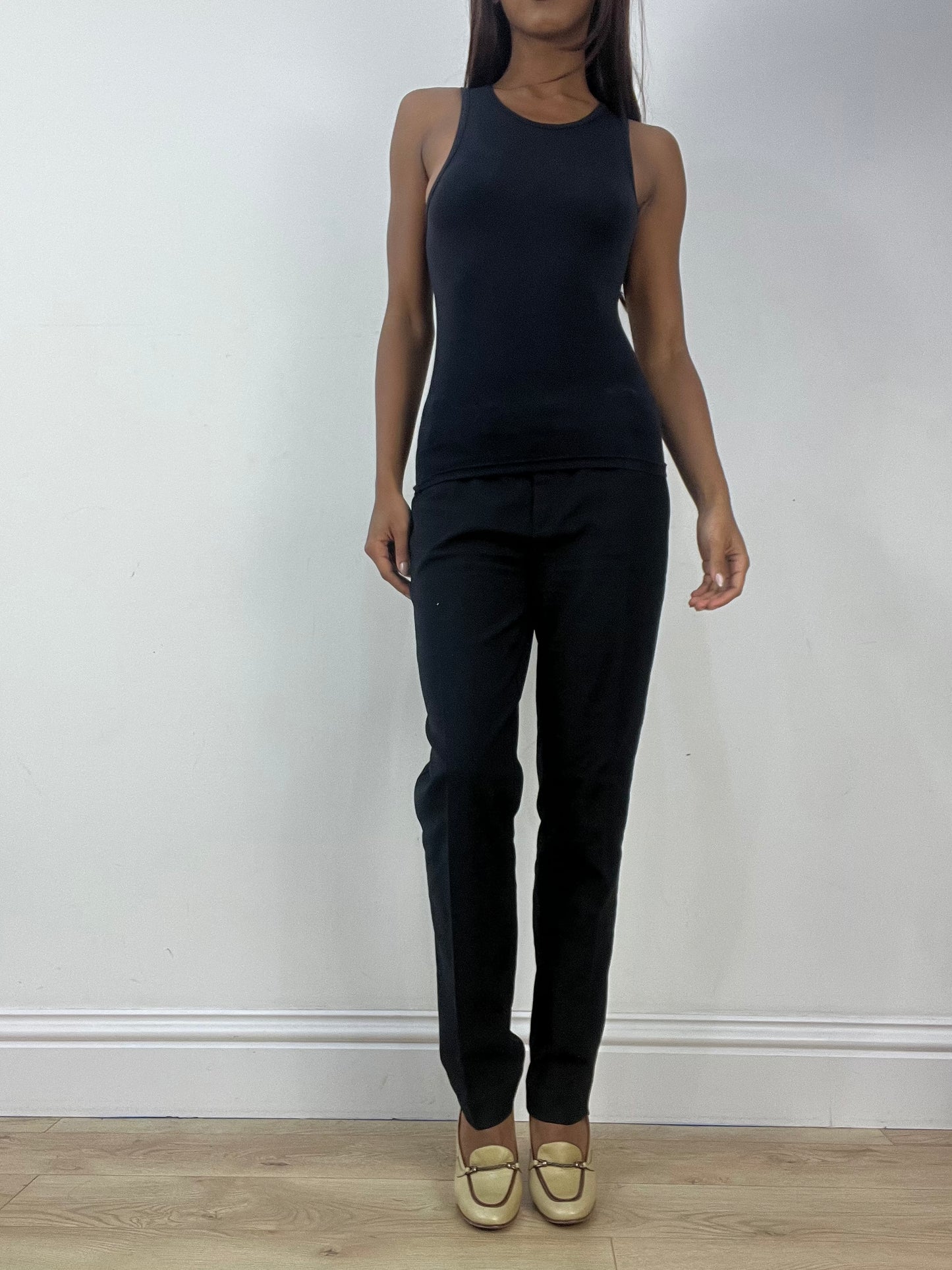 vintage edit thirty-three | small black guess tank top