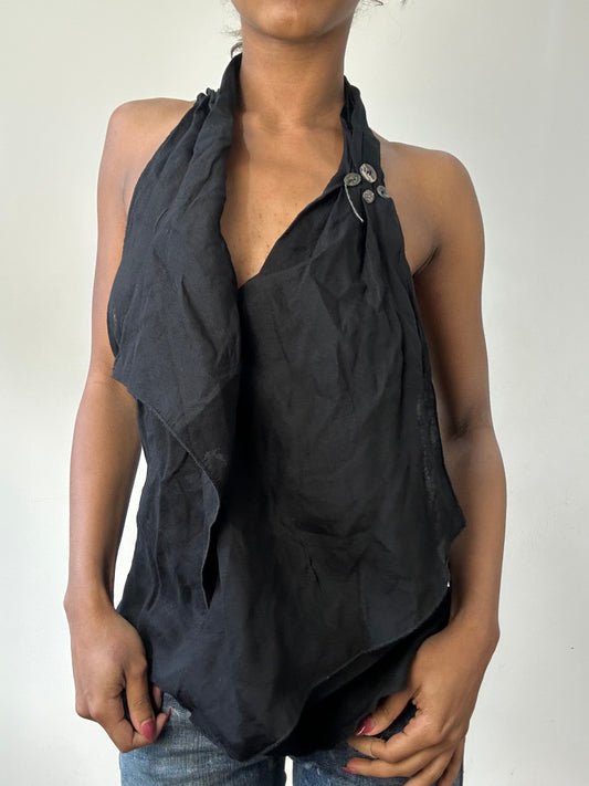 BEST PICKS | small/medium black halterneck top