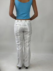 💚 TAYLOR SWIFT DROP | small white cargo trousers