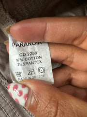 💻💚 מכנסיים קצרים ⁨paranoia⁩ בגוון בהיר – חום – מידה ⁨s⁩ – ⁨vintage edit twenty-nine⁩