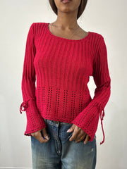 BEST PICKS | small red knit jumper top