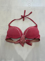 spring edit | small pink calzedonia leopard print bikini top