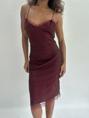 wedding guest drop | Pequeno vermelho kookai Vestido de Midi Overlay