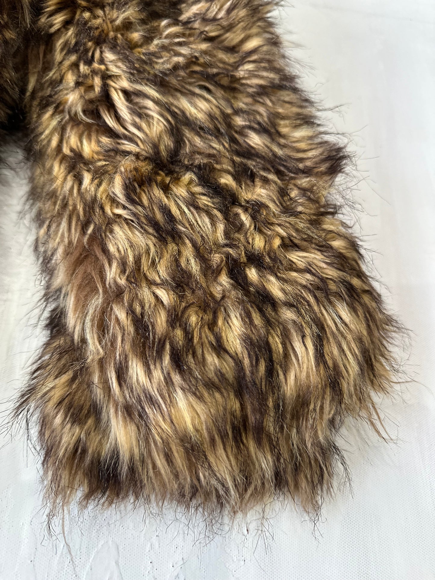 winter edit | brown faux fur scarf