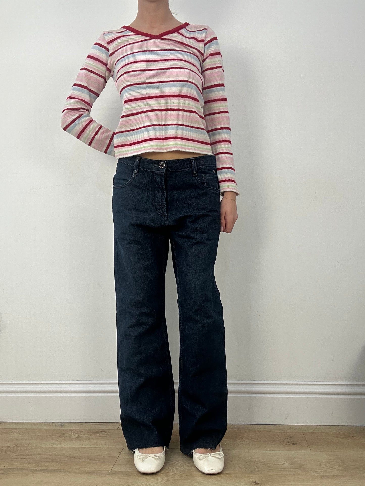 countryside | large dark wash jeans