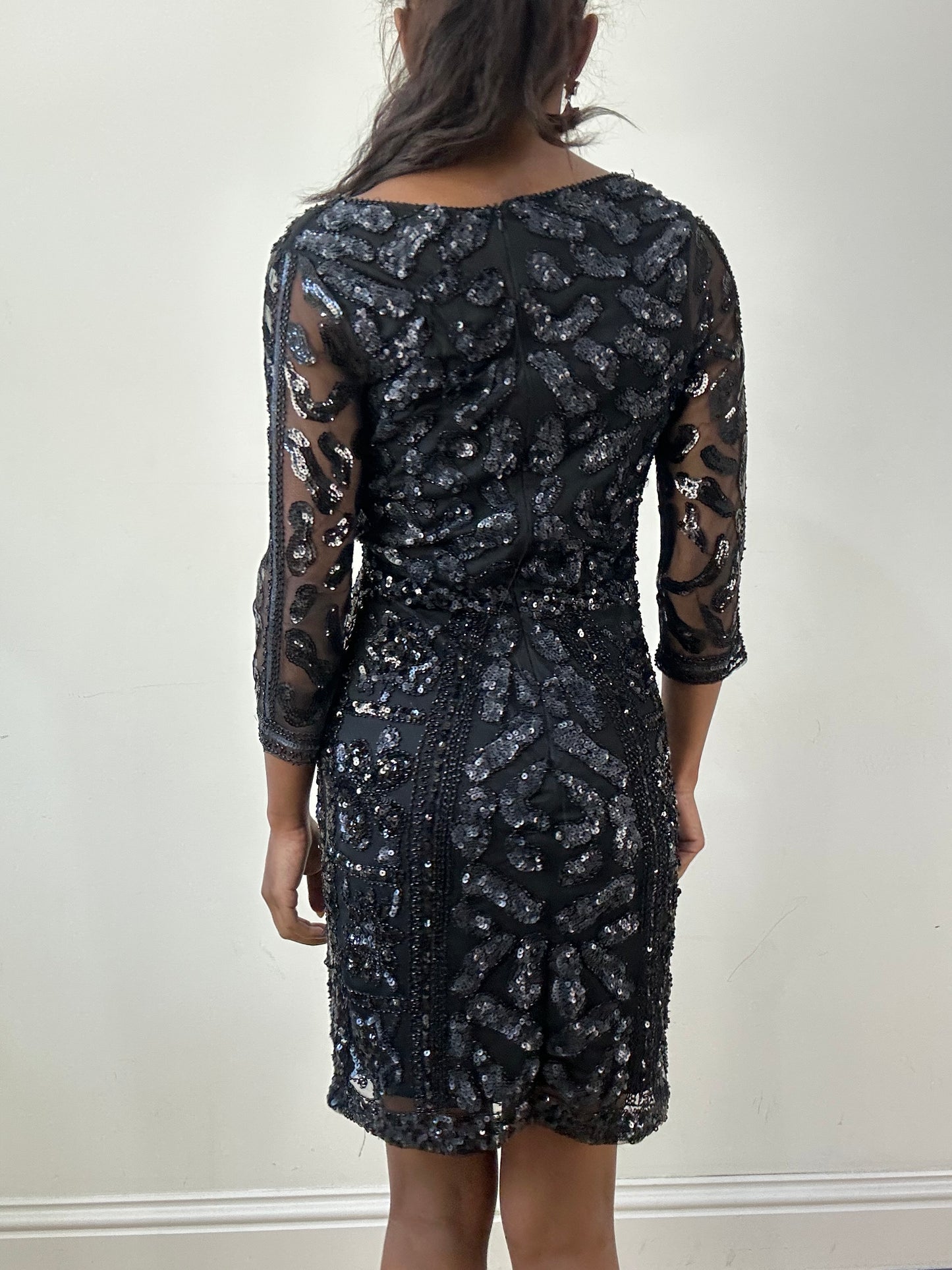 BEST PICKS | small black beaded mini dress