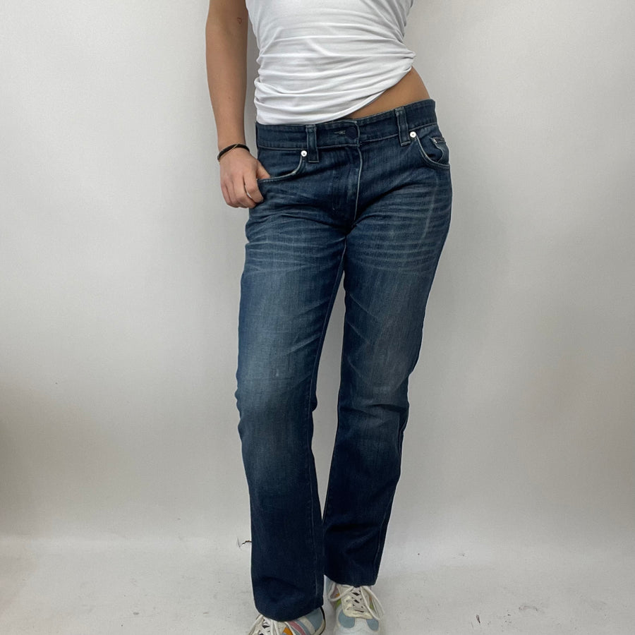 💻 BESTE PICKS | kleine dunkle Jeans calvin klein mit geradem Bein von Jeans