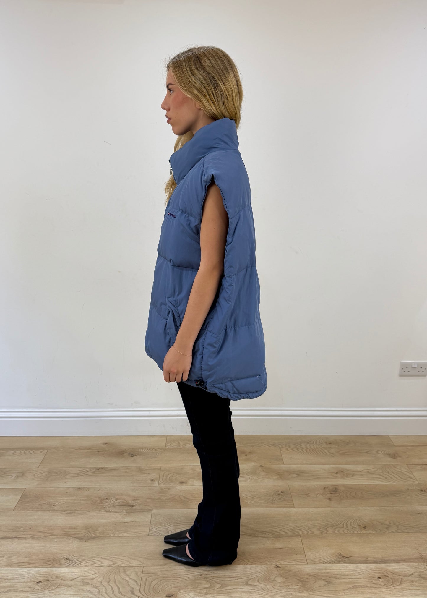 extra large blue tommy hilfiger gilet