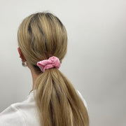 💻⭐️ | baby pink velvet scrunchie