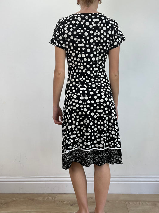 BEST PICKS | medium white and black polka dot dress