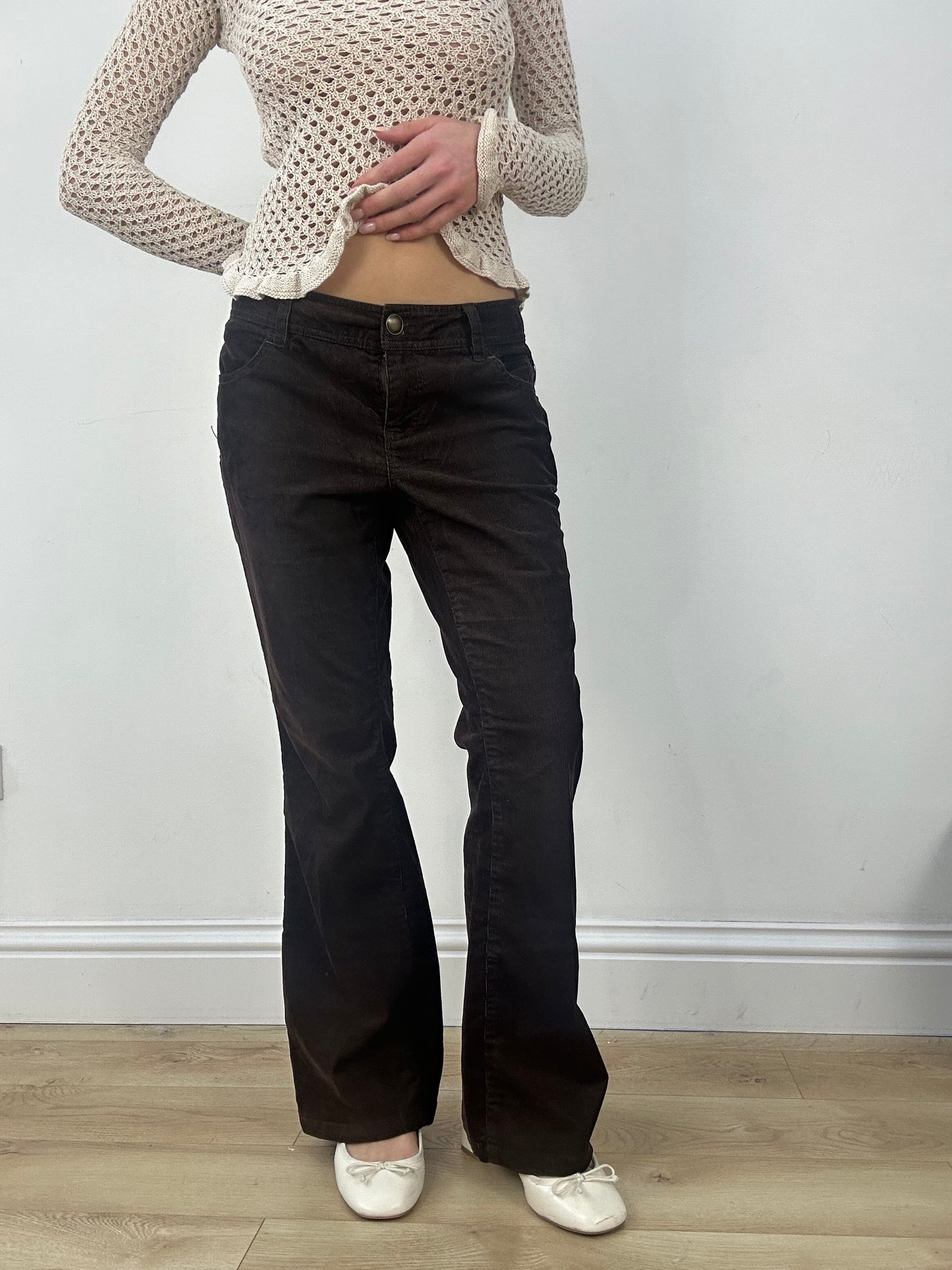 countryside | medium brown old label next corduroy trousers