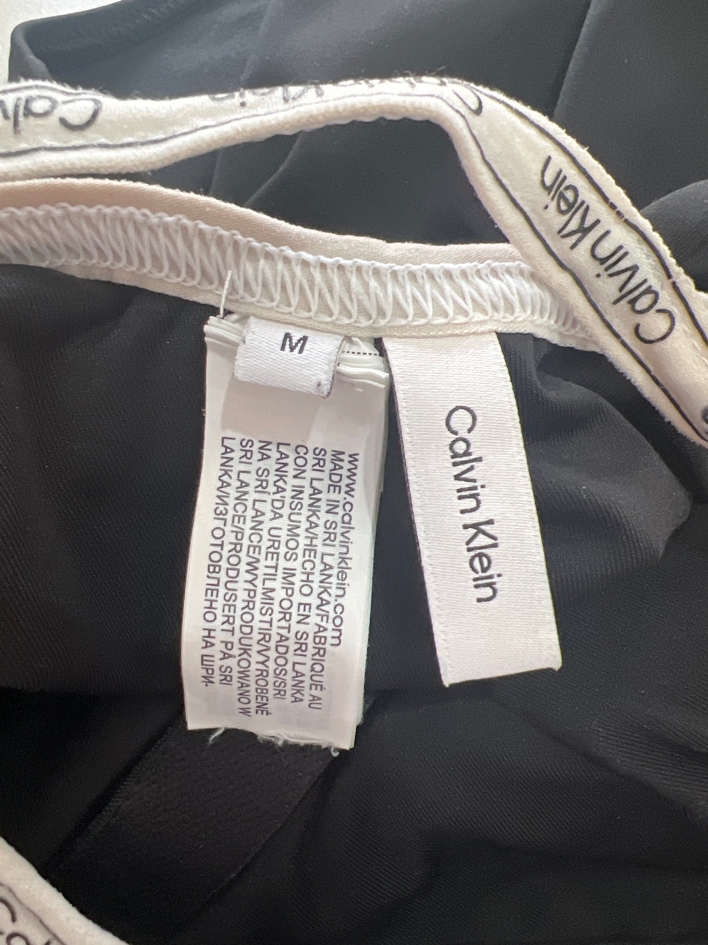 SATC drop | medium black calvin klein swimming costume
