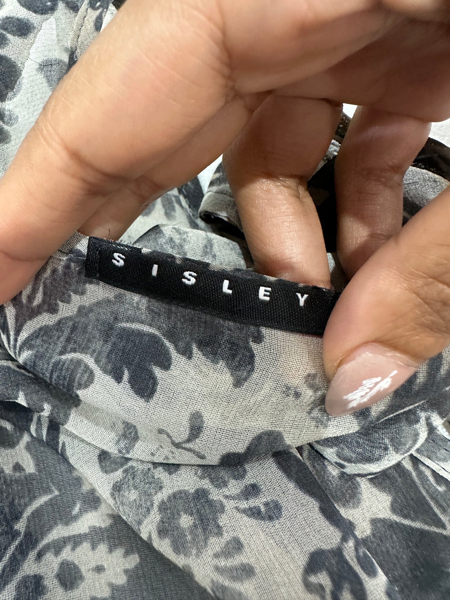 vintage edit: indie sleaze | extra small grey sisley midi dress