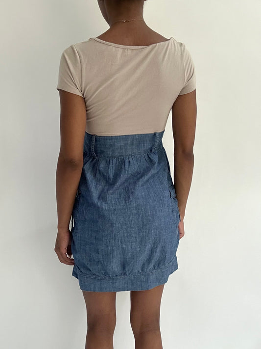 summermaxxing drop | small blue orsay denim mini dress