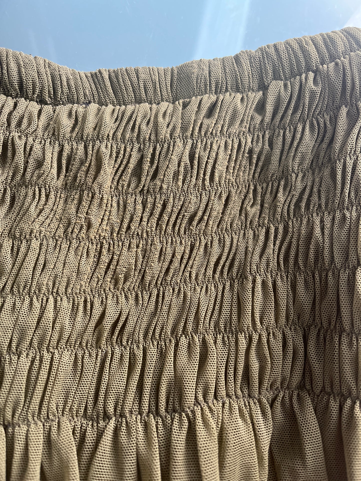 #418 SAMPLE SALE | medium poppy skort in khaki