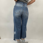 💚 QUIET LUXURY DROP | Pequeno azul distraído jeans de largura