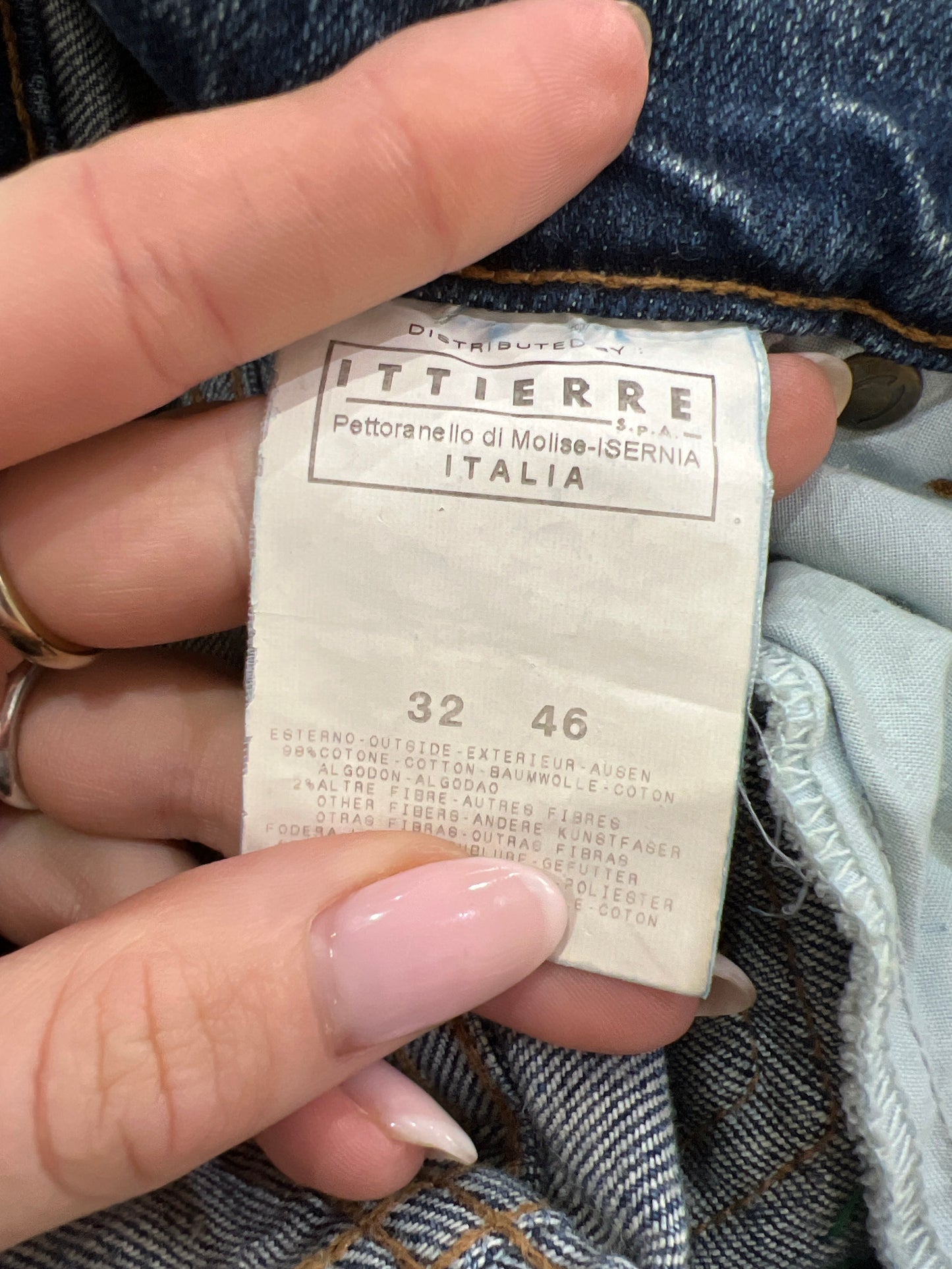 vintage edit seven | medium blue mid wash just cavalli jeans
