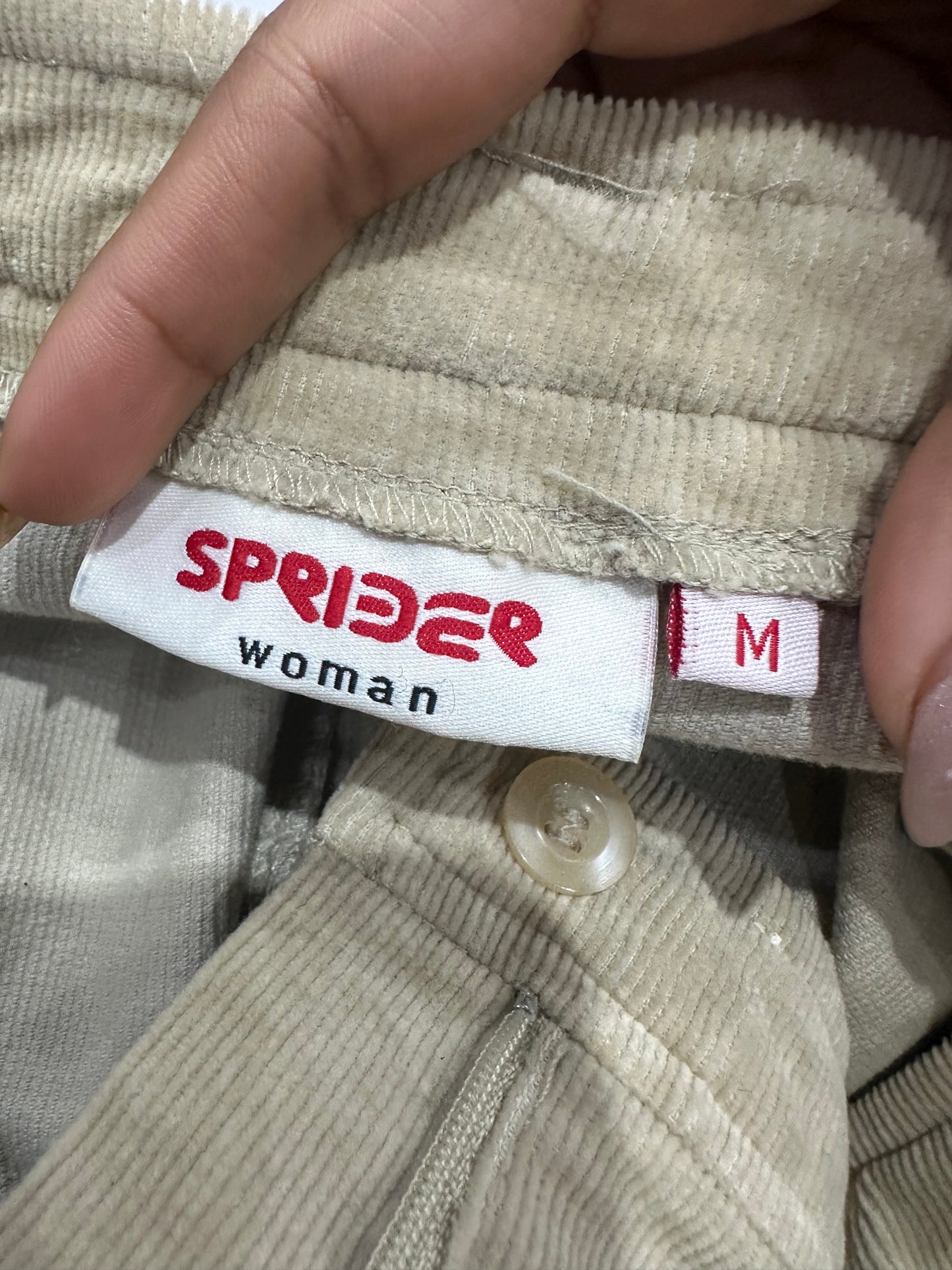 vintage edit: indie sleaze | small cream corduroy style midi skirt