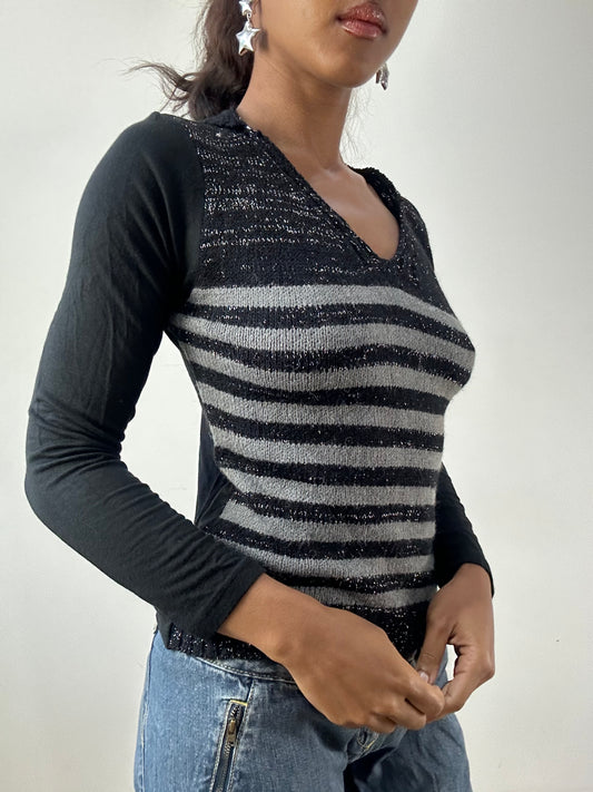 BEST PICKS | extra small black knit hoodie