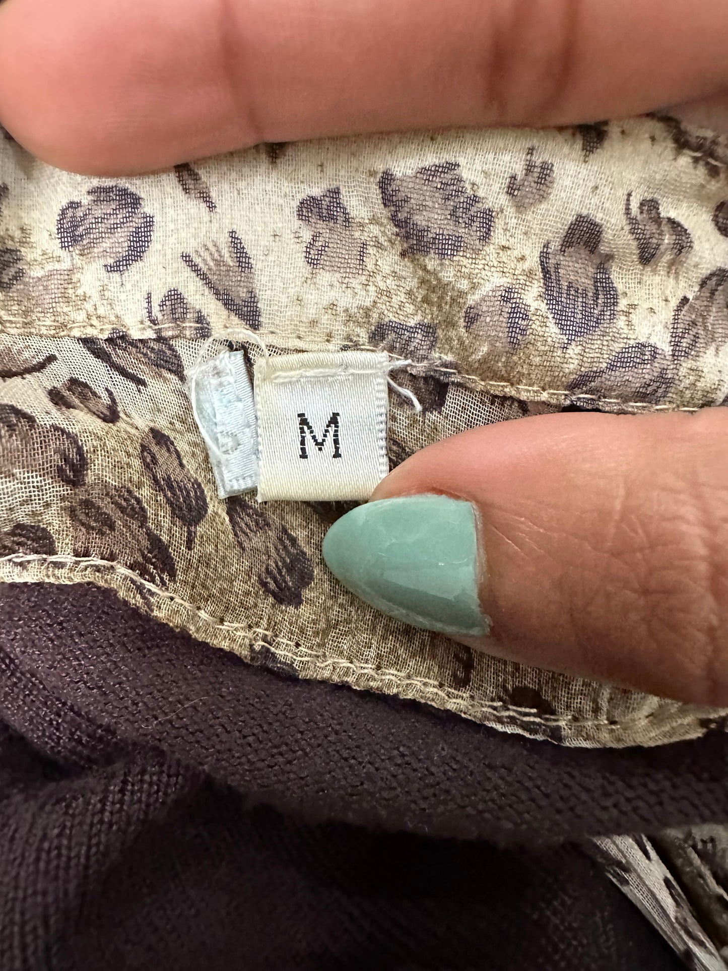 vintage edit fifteen | small brown knit jumper with built in leopard vest