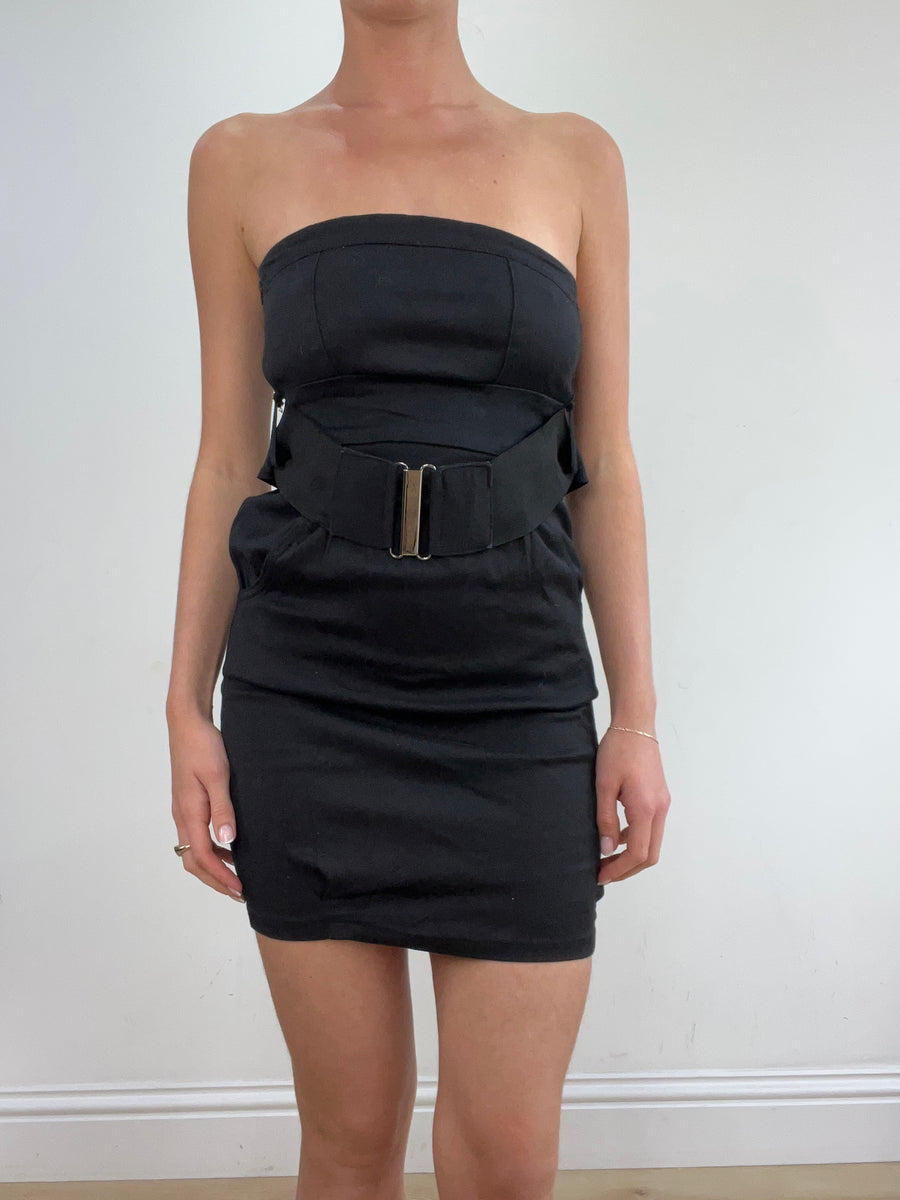 💻💚vintage edit twenty-two | taille: M · couleur: noir · article: haut bandeau · détails: sans bretelles + détail