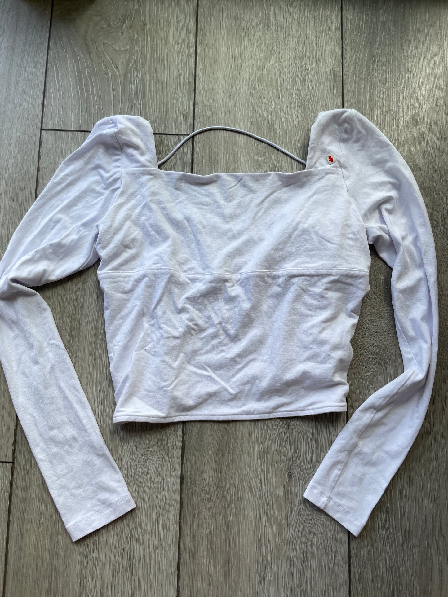 #290 SAMPLE SALE | one size long sleeve kaia in white