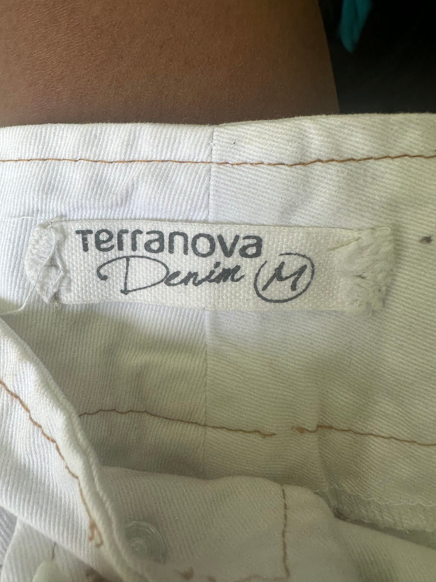 BEST PICKS | medium white denim mini skirt