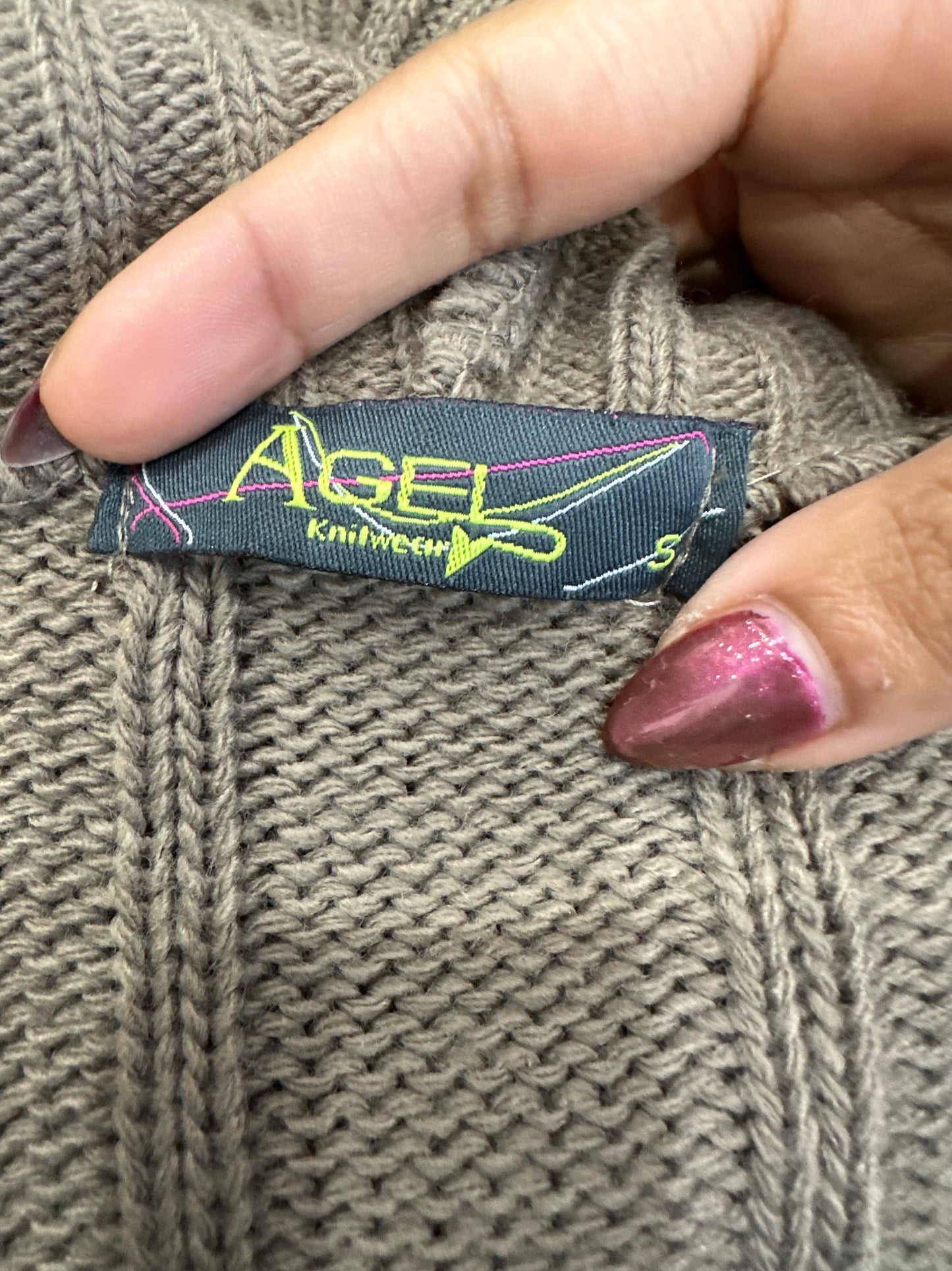 winter edit | small brown knit turtleneck mini dress