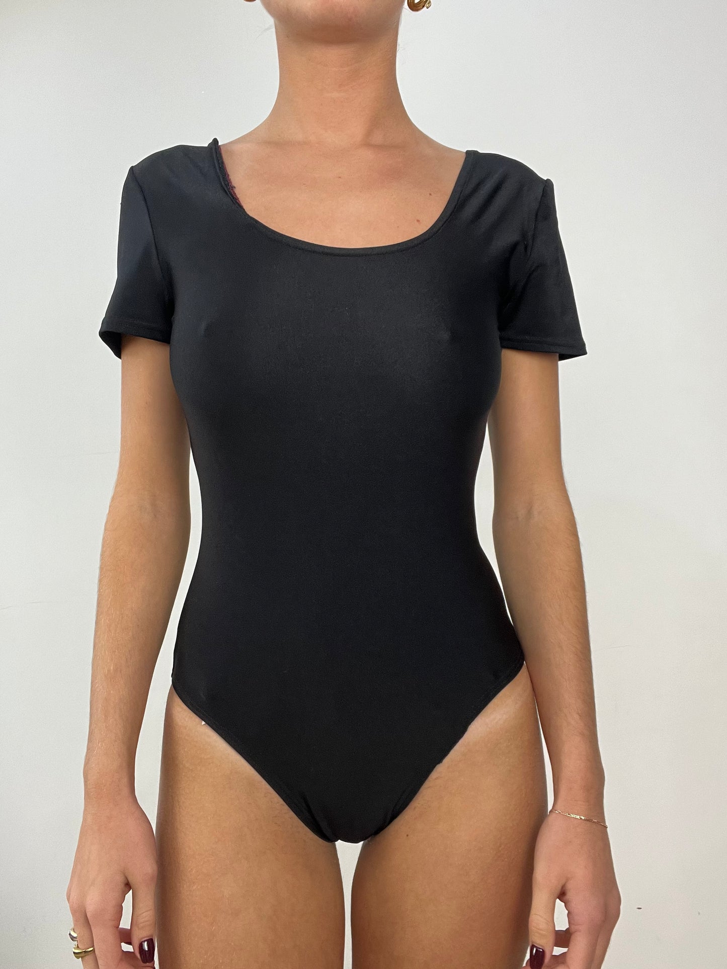 💻BALLETCORE | medium black short sleeve bodysuit