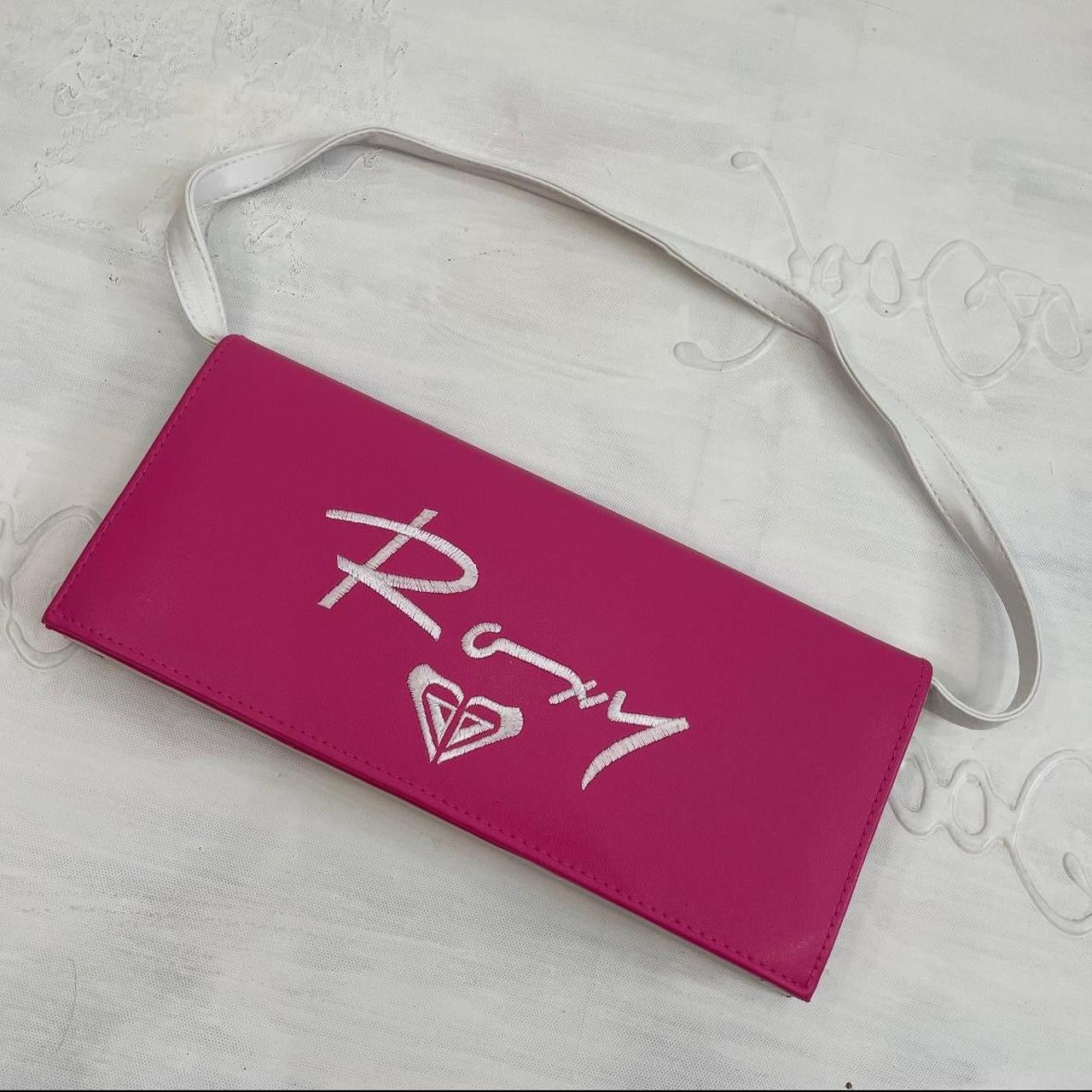 ‼️💻 | pink and white  roxy bag