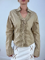 countryside | medium beige long sleeve shirt