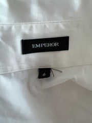 gilmore girls | small white fitted button blouse
