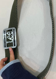 💻 BLOKETTE DROP | woven khaki green Lee belt