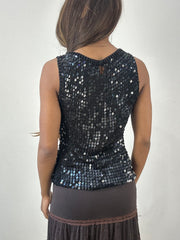 BEST PICKS | small black sequin top