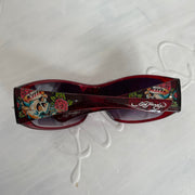 💻💌 | #4 红色 ed hardy 太阳镜