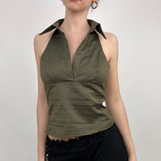 #163 vente d’échantillons | taille: S · couleur: irisé + marron · article: haut · détails: échantillon + lola