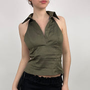 #163 vente d’échantillons | taille: S · couleur: irisé + marron · article: haut · détails: échantillon + lola
