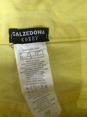 Beach drop | pequeños pantalones cortos florales de calzedonia amarilla