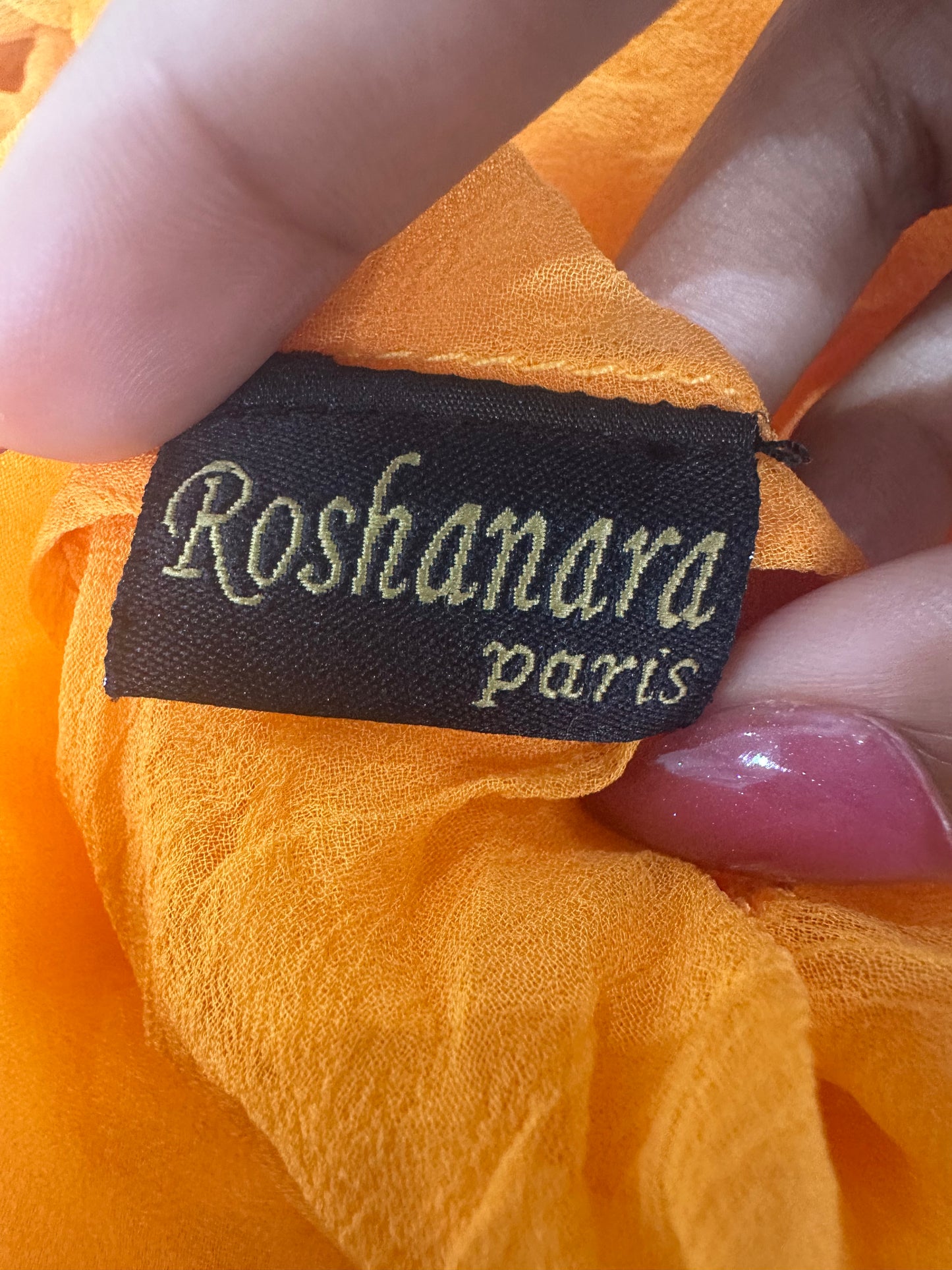 colourmaxxing drop | small orange sheer cover up cardigan