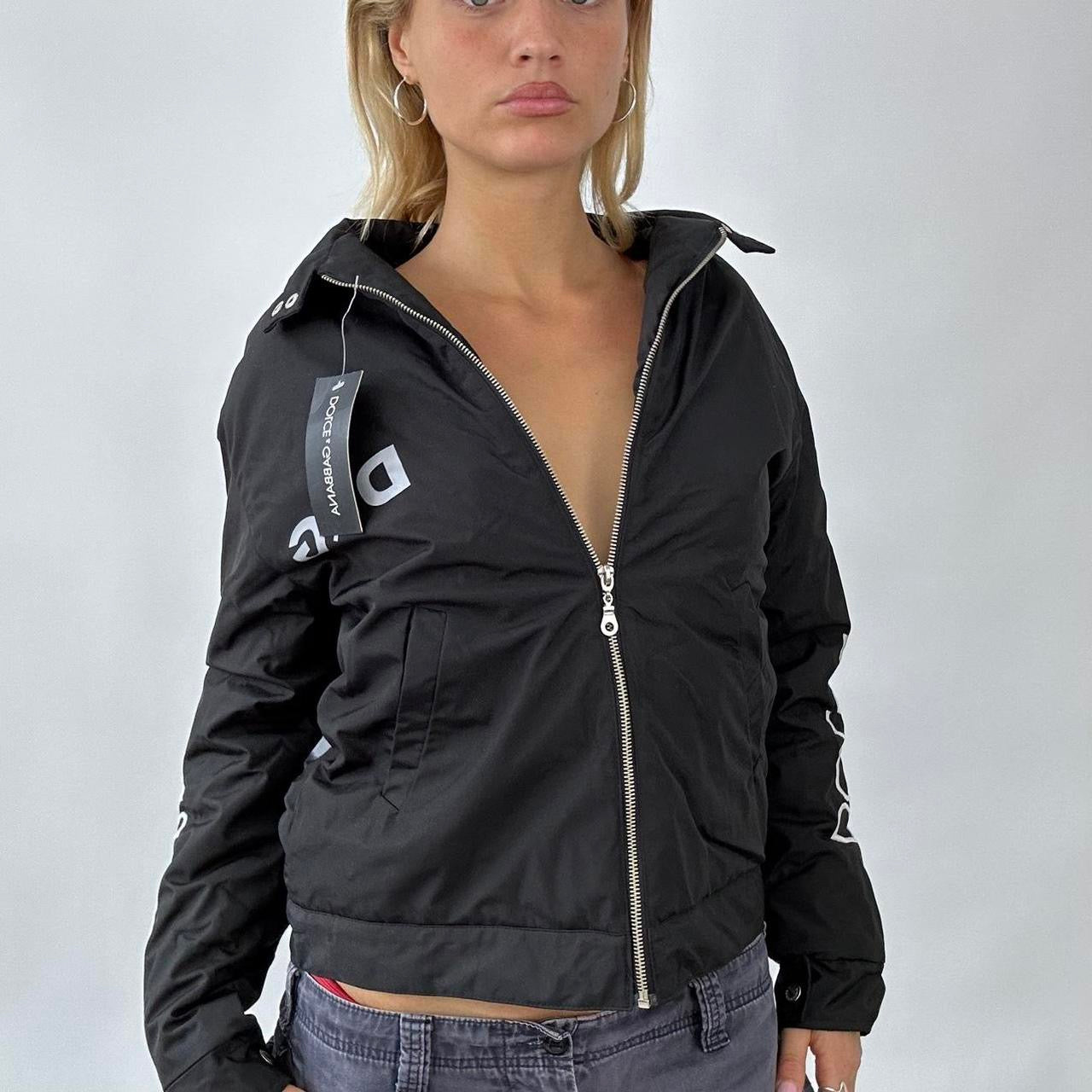 BEST PICKS, GENERAL l medium dolce & gabbana style black graphic print puffer coat
