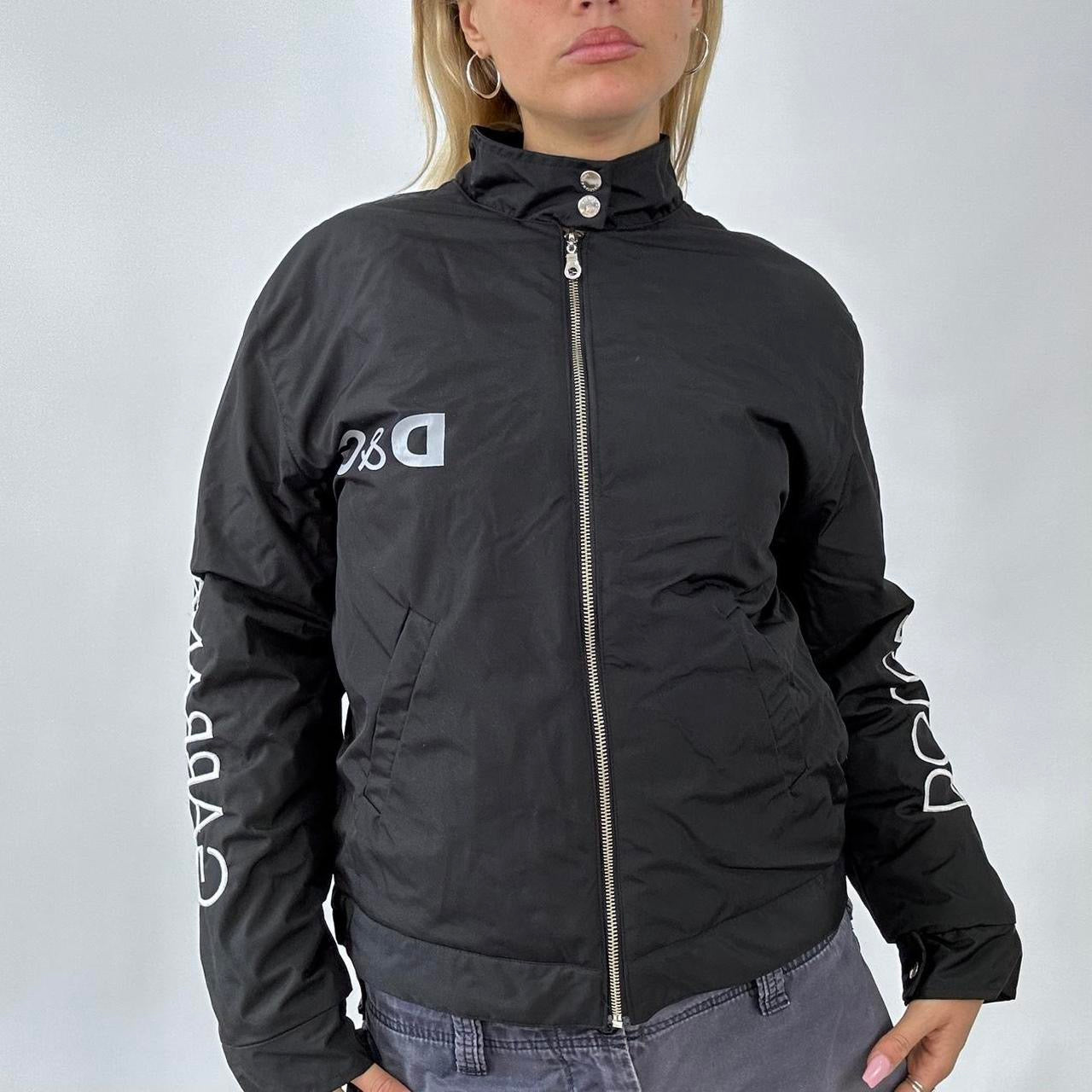 BEST PICKS, GENERAL l medium dolce & gabbana style black graphic print puffer coat