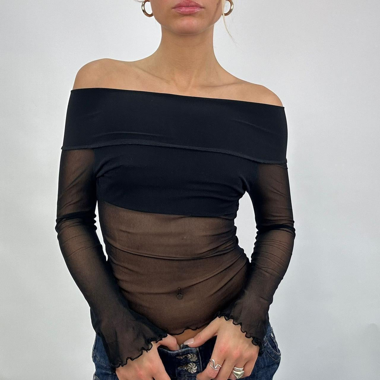 #240 SAMPLE SALE | extra small mila long sleeve in black