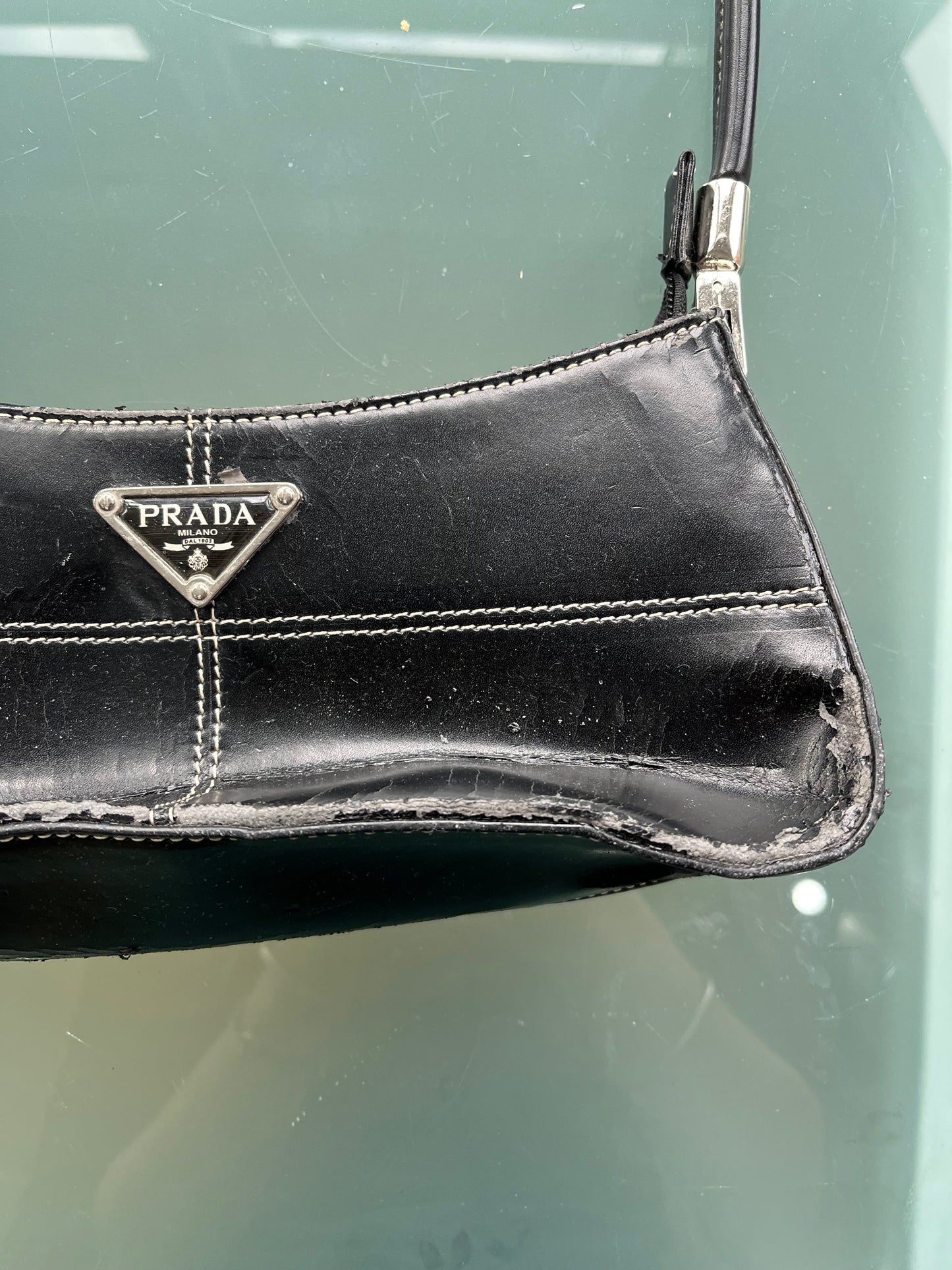 PROM SEASON DROP | small black prada style shoulder bag