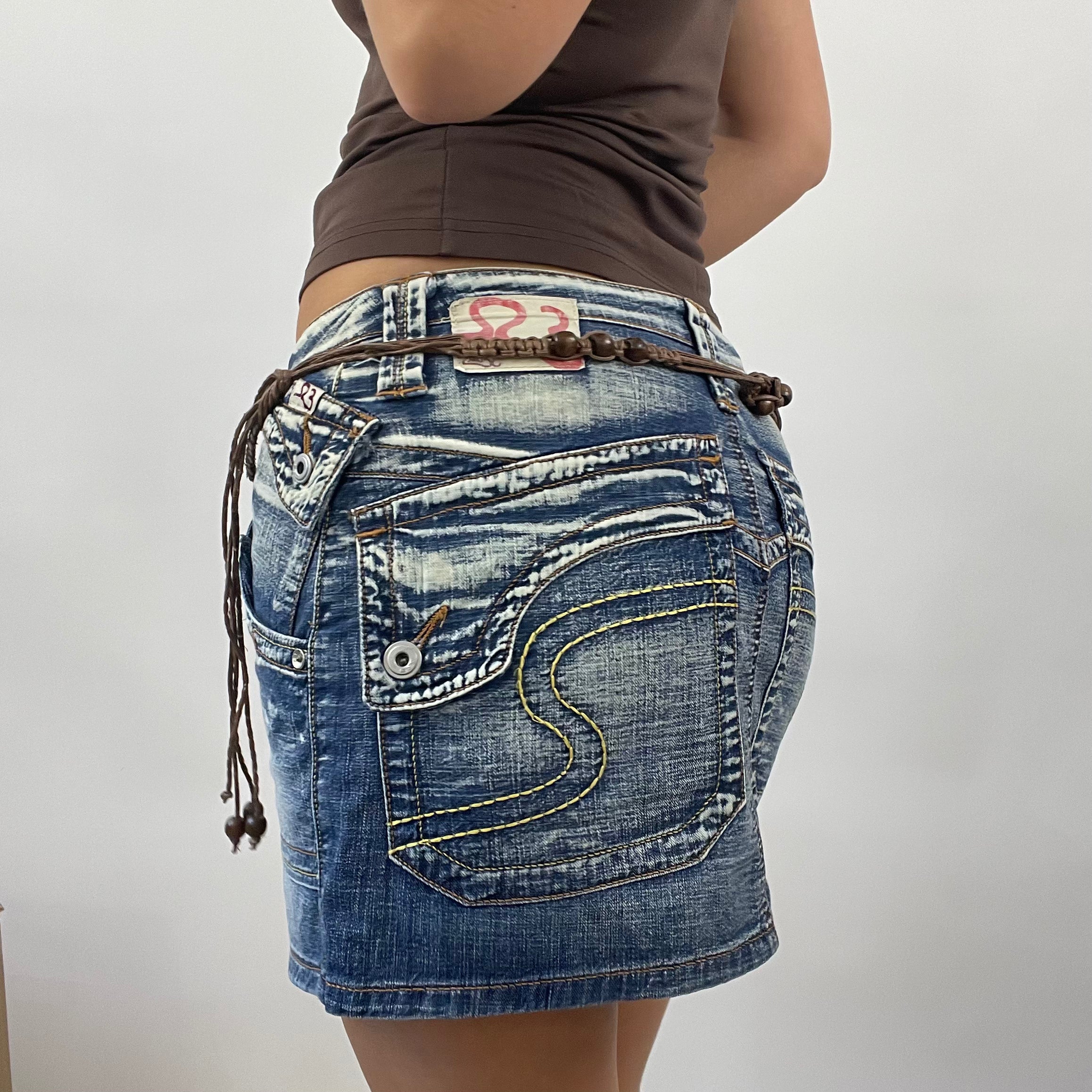 Jeans with best sale string belt