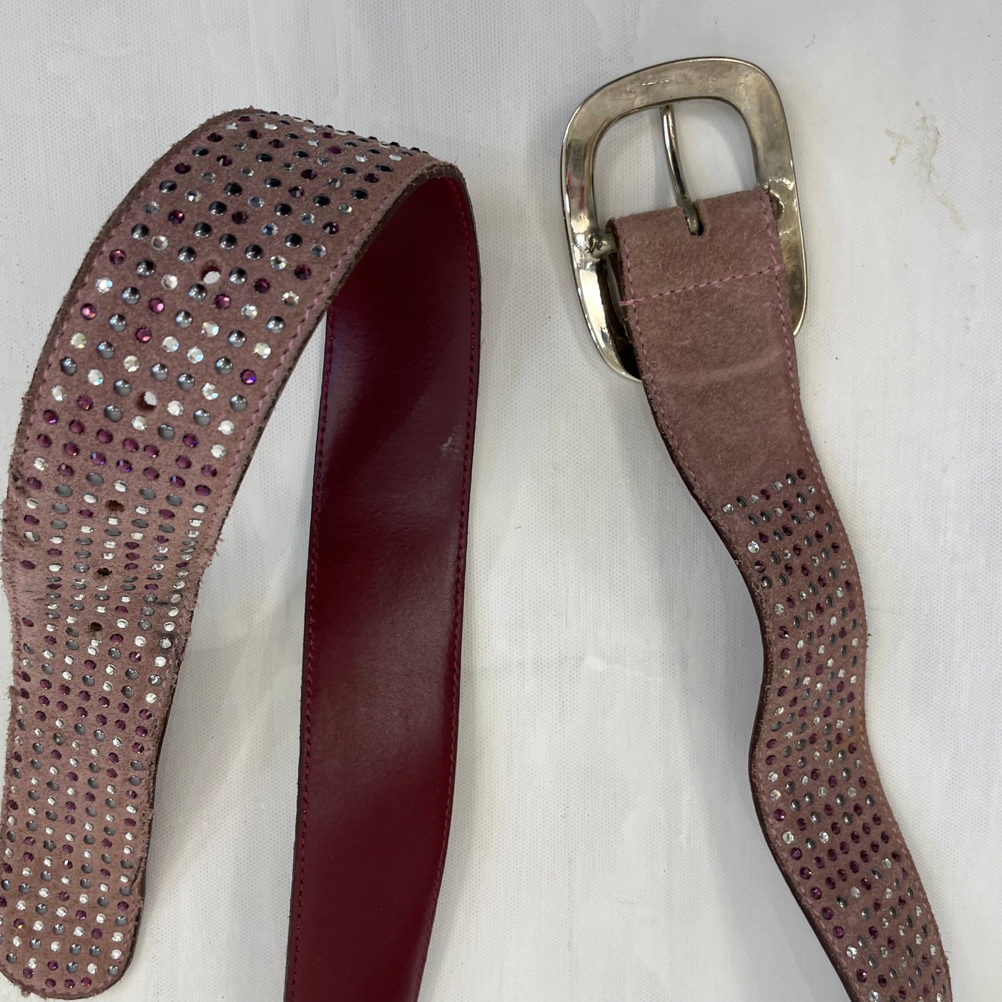 JEANS AND A NICE TOP DROP | pink diamanté belt